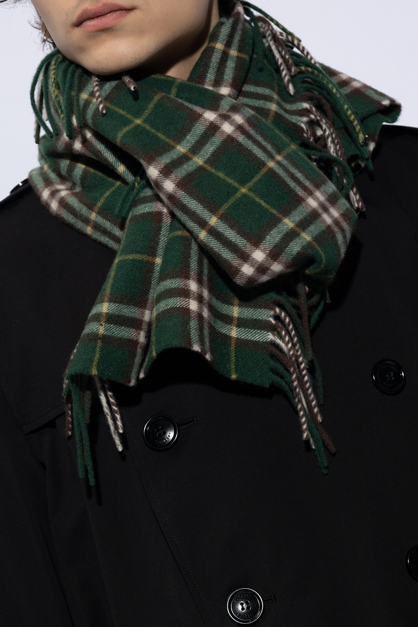 Burberry 50 cashmere outlet 50 wool scarf zara